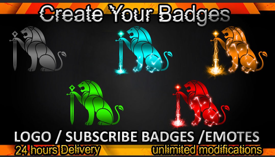 Lion King Twitch Sub Badges / Lion King Twitch Emotes / Lion King