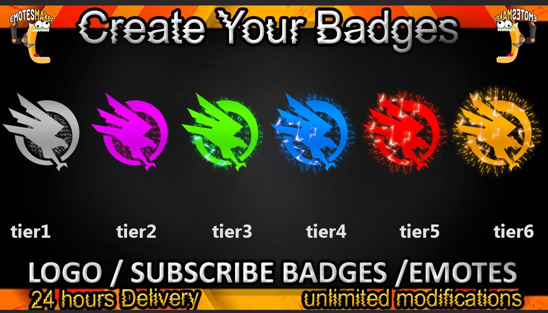 Hawk Emotes Hawk Logo Twitch Sub Badges, Hawk Logo Twitch Emotes/ Hawk Logo Badges ...