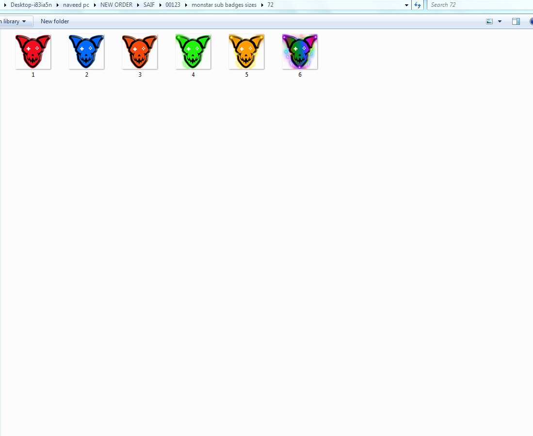 Monster Twitch Sub Badges, Monster Twitch Emotes/ Monster Badges for ...