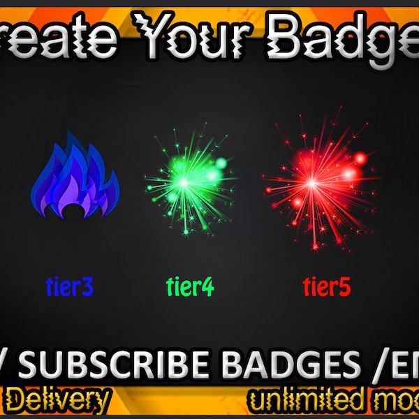 Fire Work Twitch Etsy