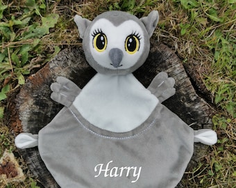 Doudou Owl Owl to personalize first name / astro sign