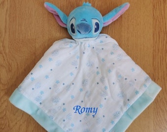 Doudou Stitch bleu en lange Disney à personnaliser