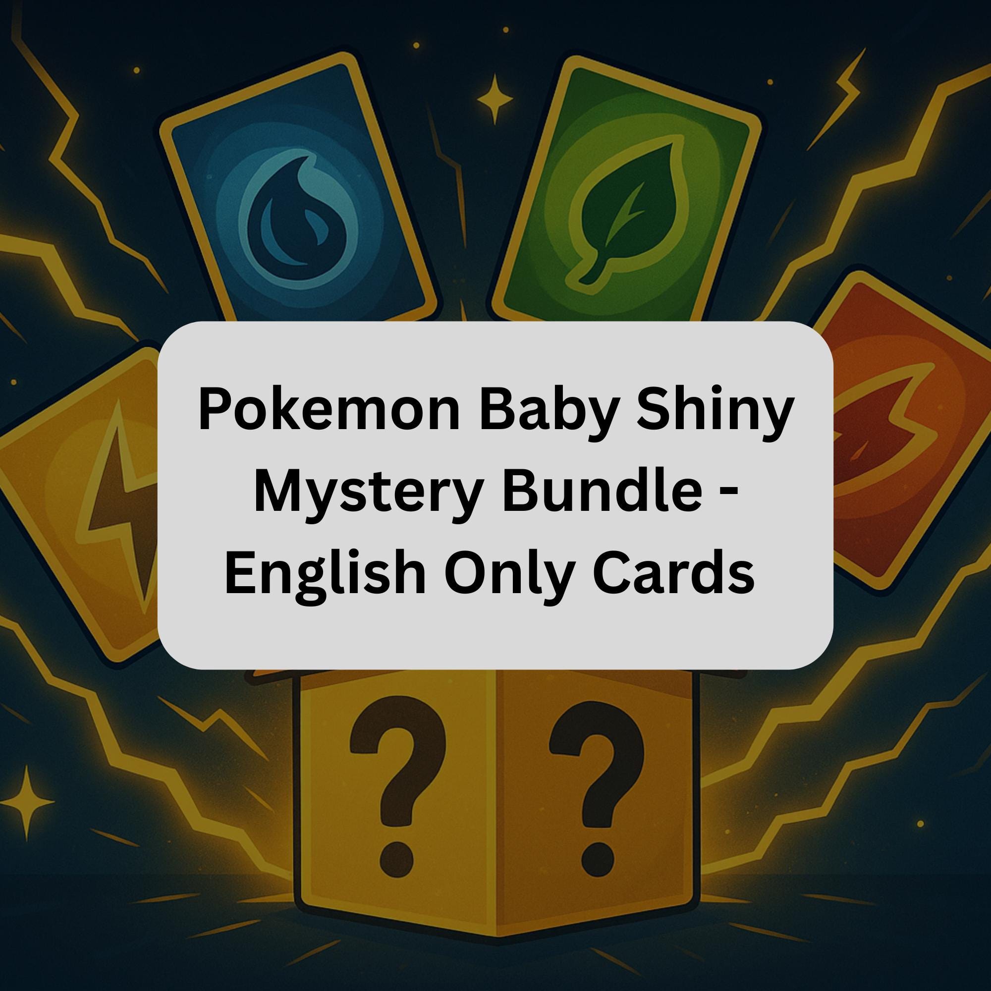 Pokemon Baby Shiny 50 Card Mystery Bundle - Guaranteed Baby Shiny Card! -  Etsy