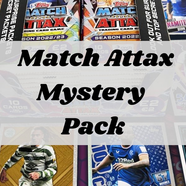 Match Attax Mystery Pack- Random Selection of Match Attax Football Cards