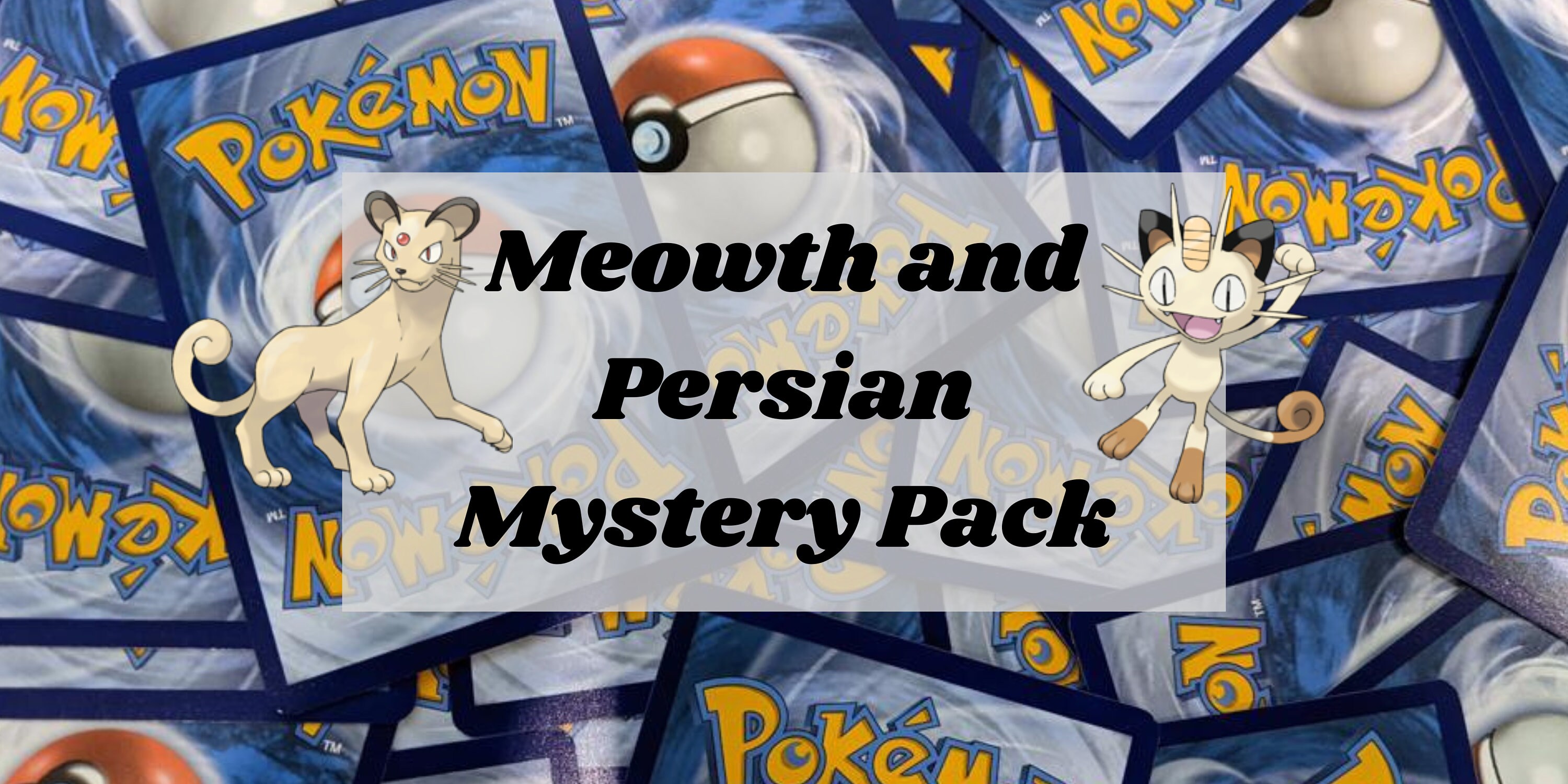 Meowth and Persian Pokémon Mystery Pack - Etsy