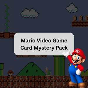 99p Mario Video Game Card Mystery Pack