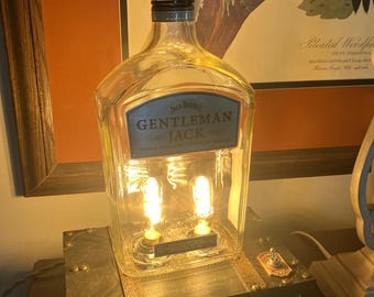 Gentlemen Jack Bar Flaschenlampe