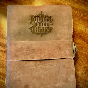 Diario de puros, Regalo de puros artesanal, Diario de puros de cuero, Regalo de puros, Regalo de puros único, Amantes de los puros, Puro, Diario de puros