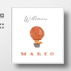 Baby Newborn poster Lion digital download picture babyposter minimalism