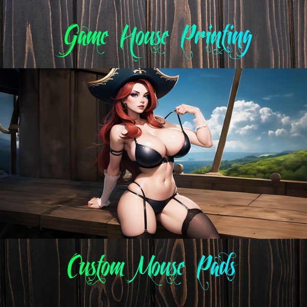 Miss Fortune League of Legends Custom Mousepad