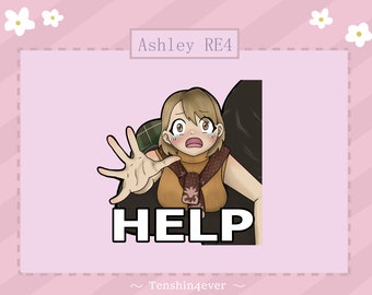 Ashley Resident Evil 4 animierte Emote