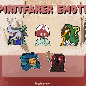 5x Spiritfarer Emotes | Bundle | Twitch | Discord |