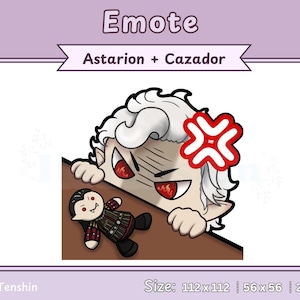 Astarion Emote | Twitch Emote | Twitch | Stream | Discord |