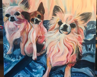 Pintura personalizada de mascotas de Photo