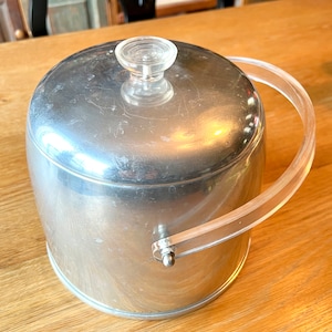 Kromex Ice Bucket Aero Space Age Style Metal Aluminum MCM Barware