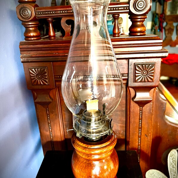 Oil Burning Lamp Etsy