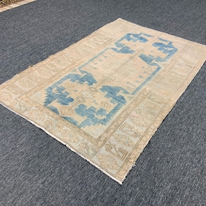 Antique Malayer Rug, 4&#39;1 x 6&#39;5 Ft, Old Rug, Washed Rug, Tribal Rug, Oversize Rug, Area Rug, Vintage Rug - Caucasian rug, Distressed Rug