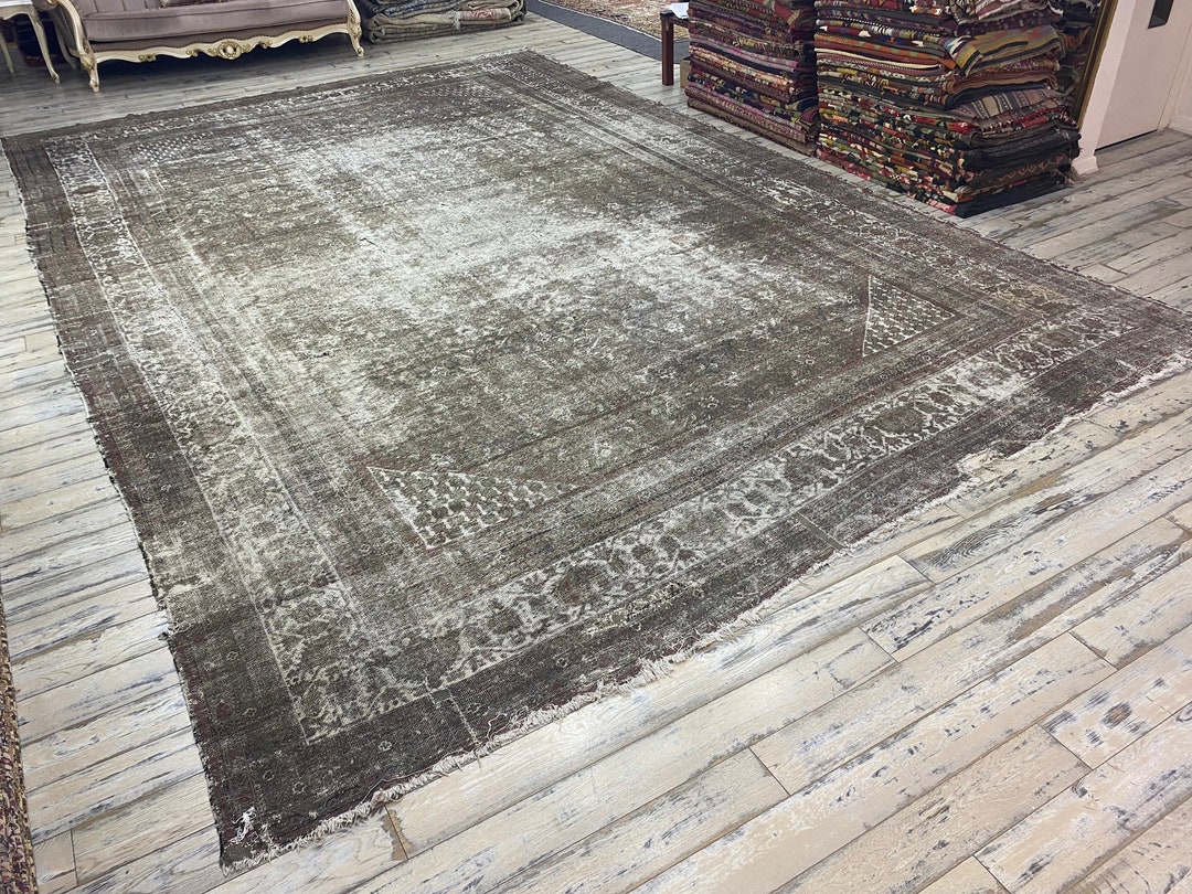 4x18 Rug Antique Mahal Rug 12'4x18'10 PERSIAN Rug Vintage Rug - Etsy
