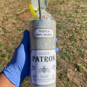 Handcrafted Glitter Epoxy Tumbler: 20oz Stainless Steel, Optional Ice Topper