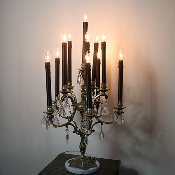 Candle Chandelier Etsy
