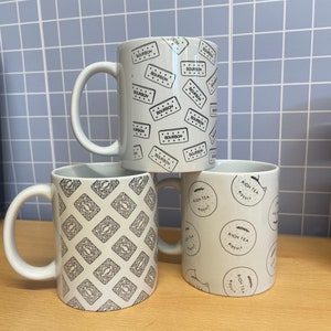 BOURBON- Custard Cream- Ritch Tea- set of 3 mugs  ~ MUG ~ chocolate biscuit biscuits novity mug