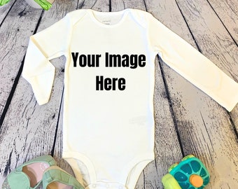 Carter's Toddler Shirt Mock-Up, White Color