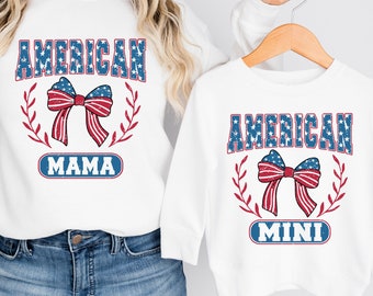 American Mama Mini Png, 4th of July Mama Png, Coquette Png, Fourth of July Png, Mama Mini Sublimation, Usa Png, Patriotic, American PNG