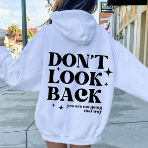 Don't Look Back You're Not Going That Way Svg, Inspirational Svg, Positive Svg, Retro Svg, Cut Files, Groovy Svg,Motivational svg, Wavy Text