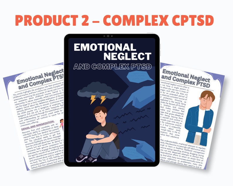 MEGA BUNDLE: C-PTSD Worksheets, Trauma Therapy, Mental Health