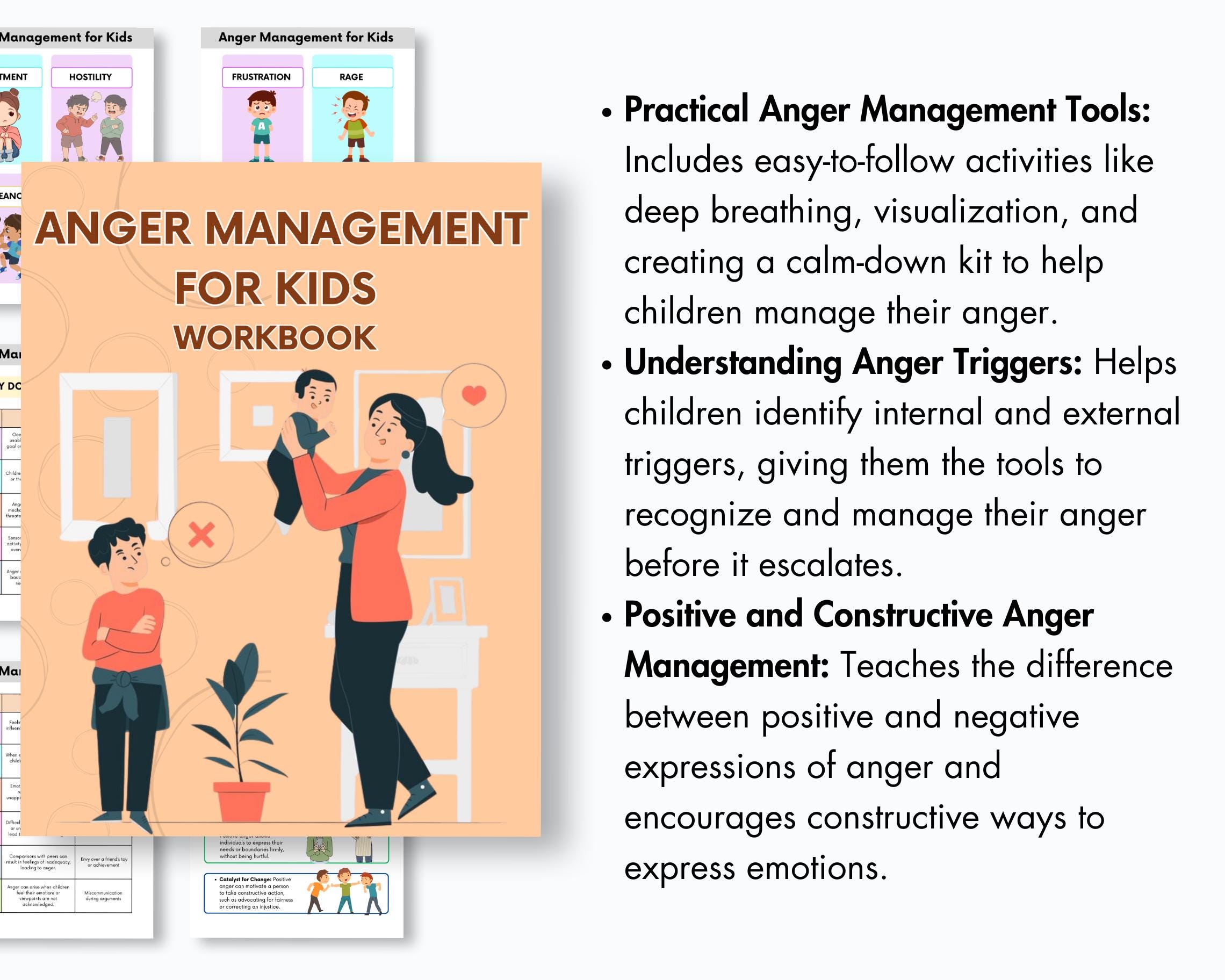 Understanding Anger Management Techniques Worksheets, Anger Cycle ...
