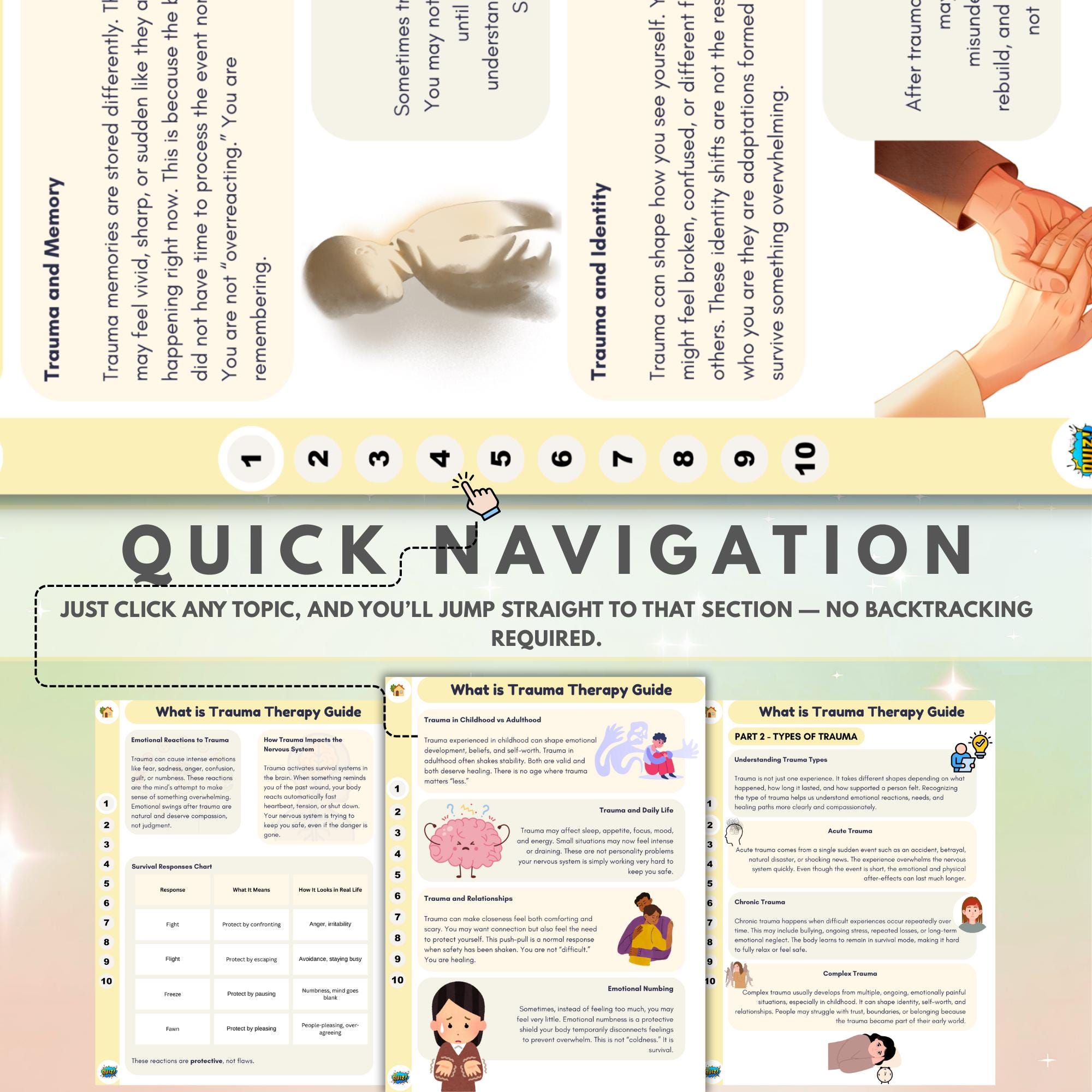 Trauma Workbook Mega Bundle 2026: 720+ Pages, 50+ Topics, Hyperlinked ...