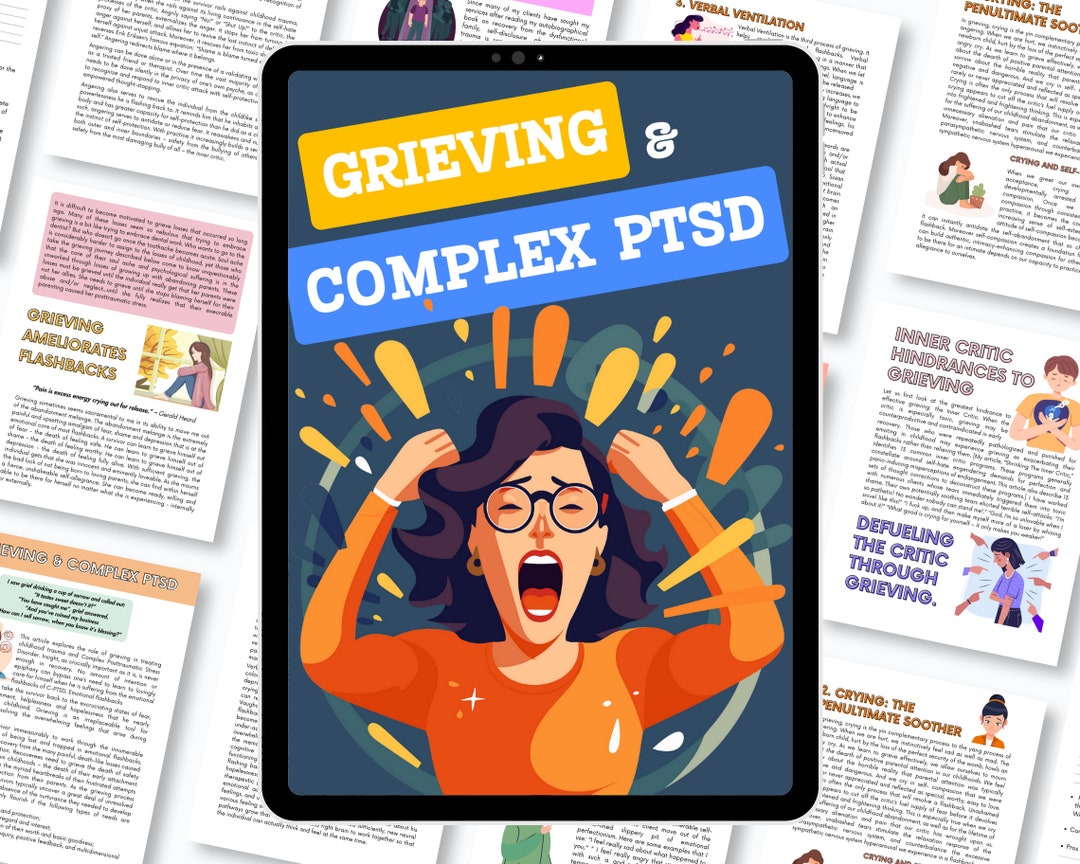 Understanding Grieving Complex PTSD Worksheets, PTSD Coping Skills