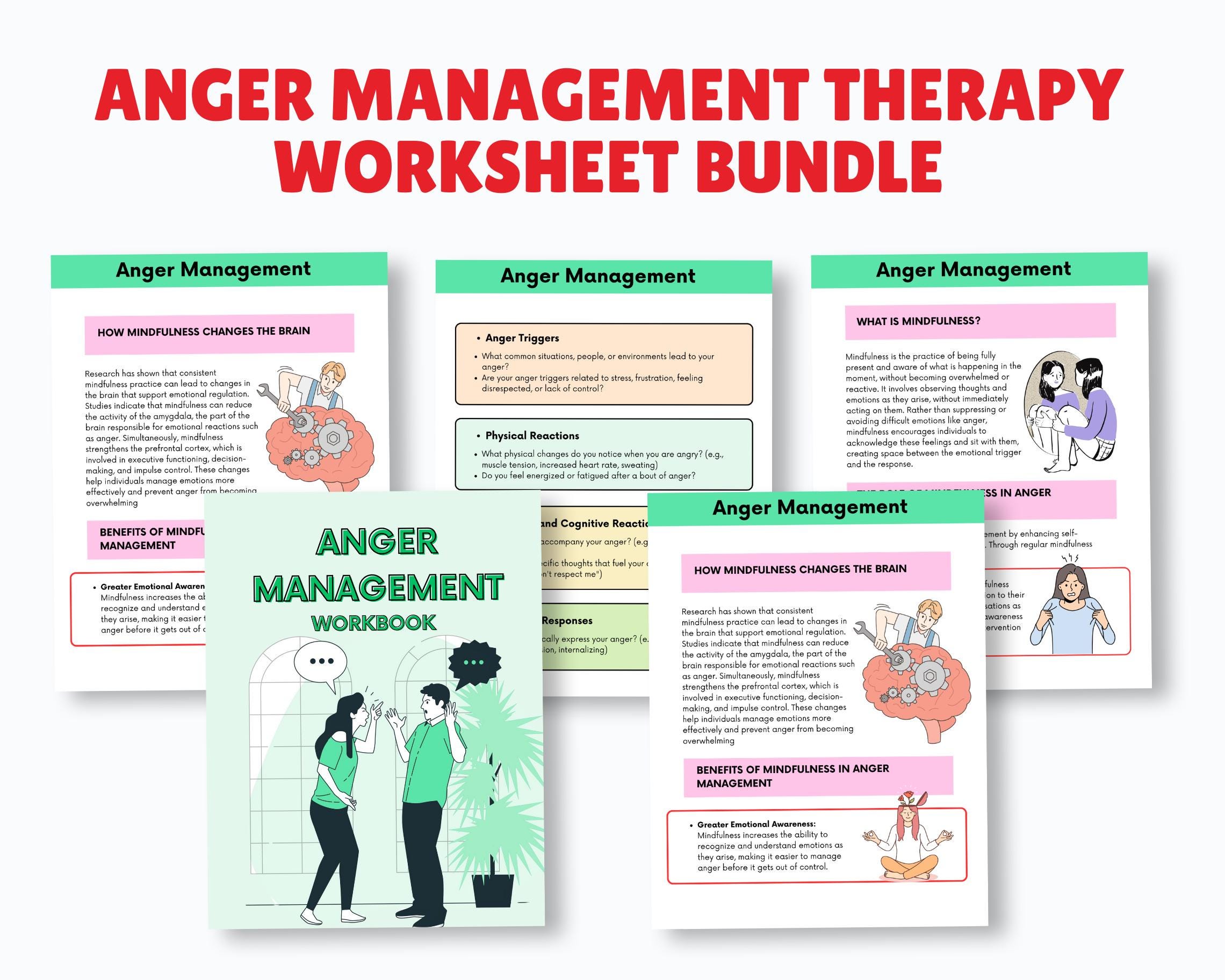 Understanding Anger Pdf Understanding Anger Management Techniques Worksheets, Anger Cycle ...