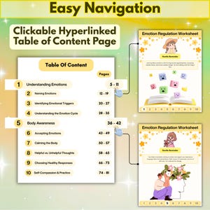 Emotional Regulation Workbook: Emotions worksheets, Emotions Management, 102+ Pages (Digital Download) image 7