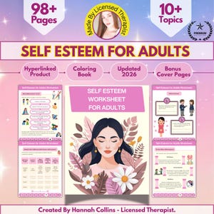 Manual de autoestima: Fichas de terapia para fortalecer la confianza (Descarga digital)