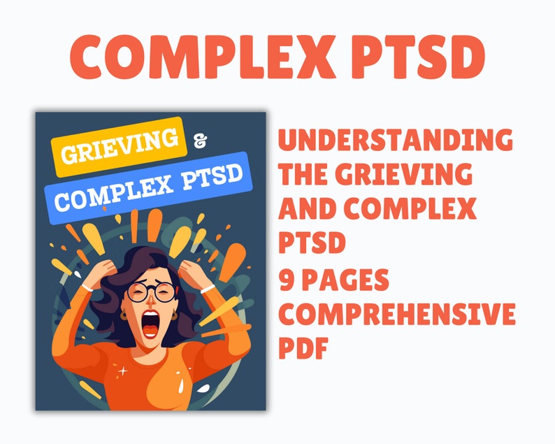 Understanding Grieving Complex PTSD Worksheets, PTSD Coping Skills