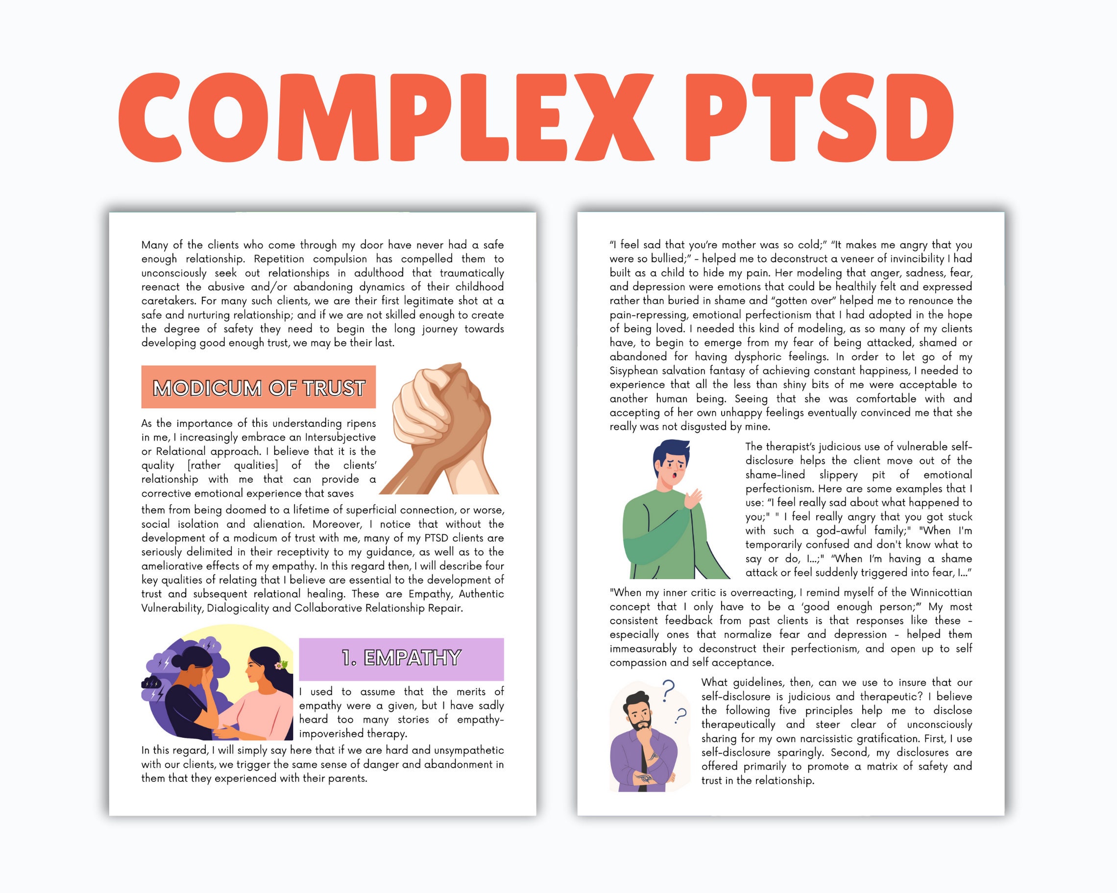 Relational Healing and Complex PTSD Worksheets PTSD Workbook - Etsy