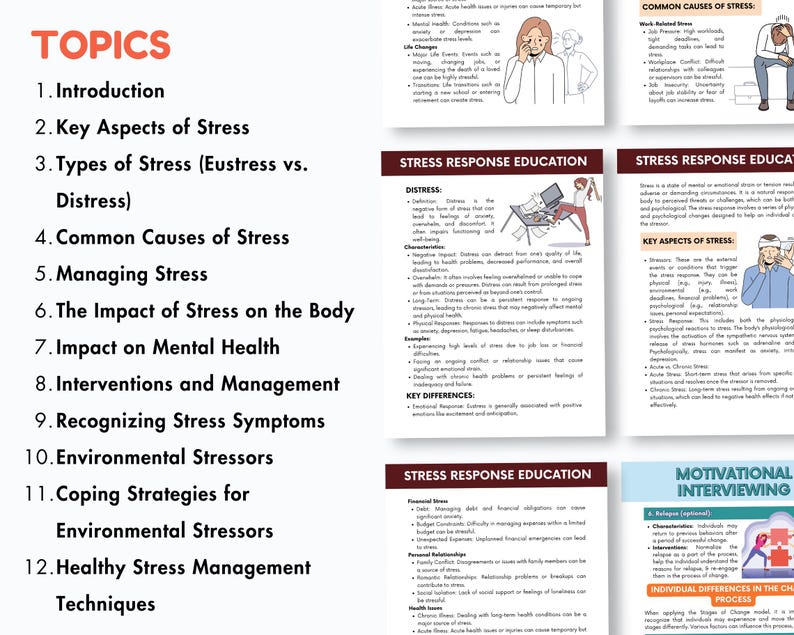 The Stress Response Guide: Psychoeducation Tool for Trauma Therapy ...