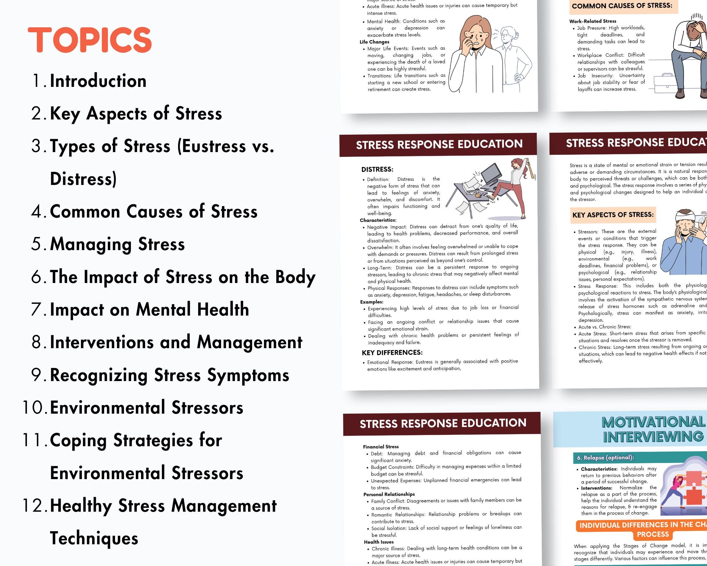The Stress Response Guide: Psychoeducation Tool for Trauma Therapy ...