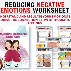 Identifying and Coping with Emotions Digital Print for Mental Health | Therapist Tool for Emotion Identification and Emotional Regulation