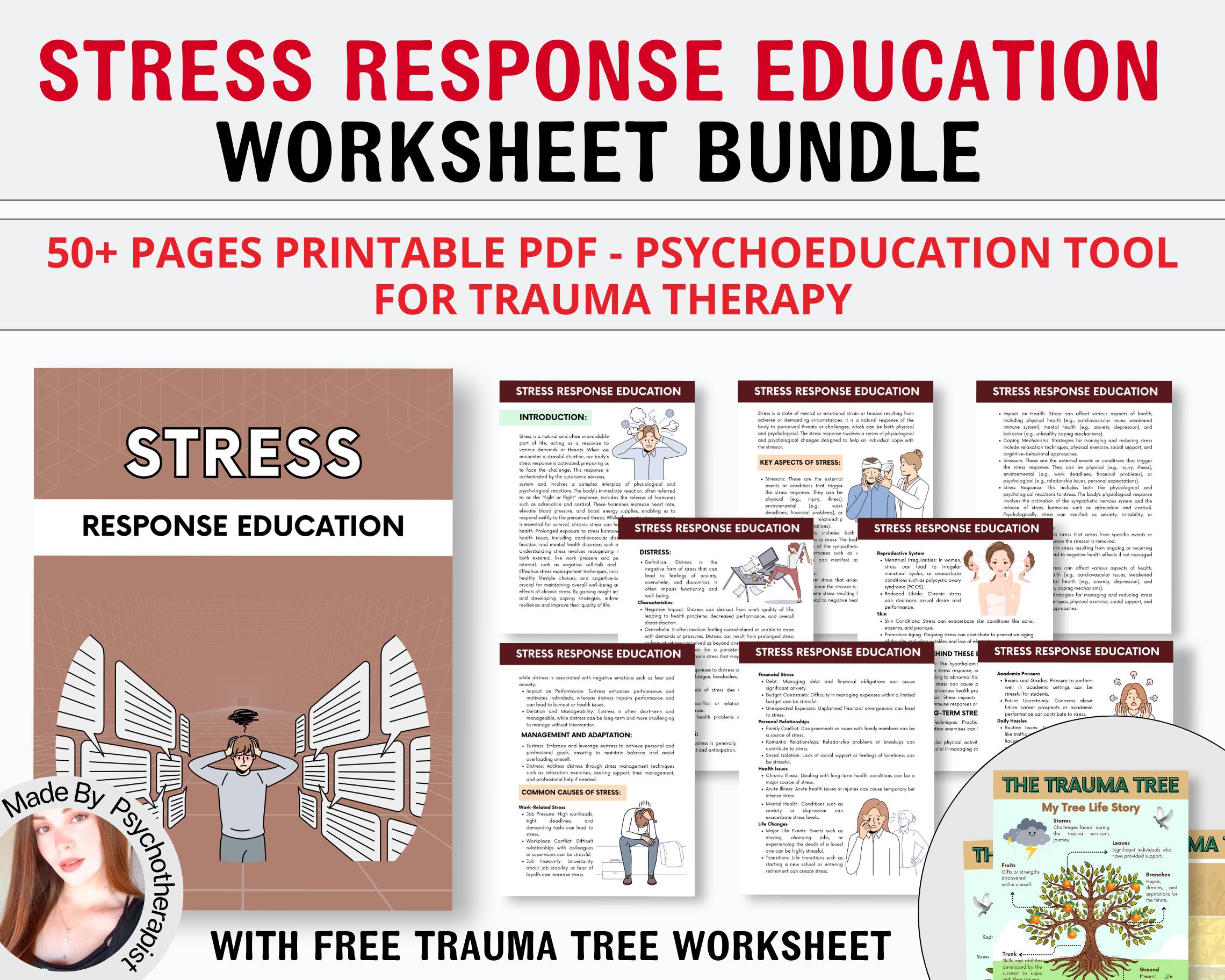 The Stress Response Guide: Psychoeducation Tool for Trauma Therapy ...
