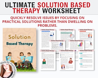 Lösungsorientierte Therapie, Ziele, Innere Stärke, Therapie Arbeitsblätter, Therapie Spiele, Psychische Gesundheit, SFBT, SFBT Arbeitsblätter, Therapie Ressourcen