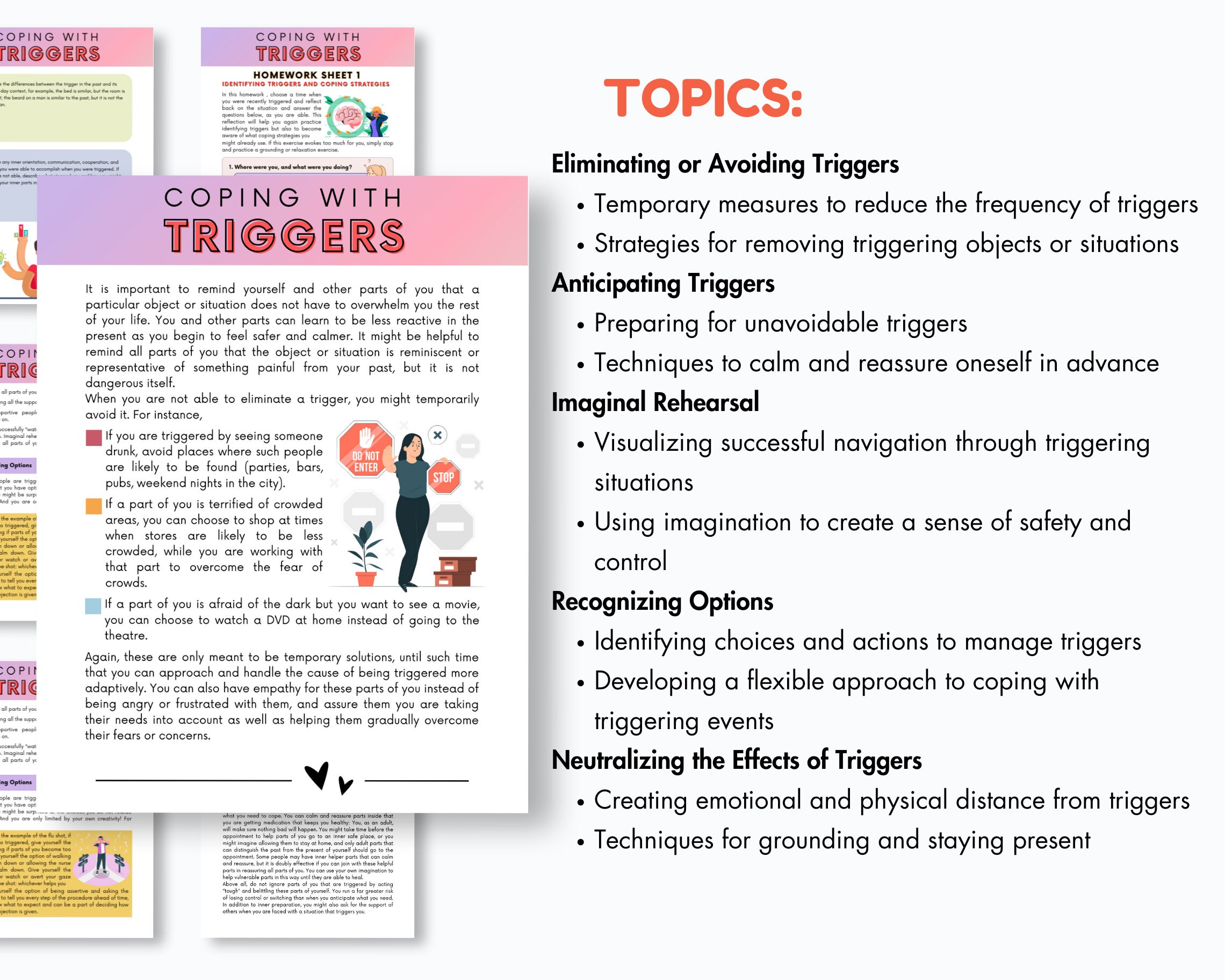 Coping With Triggers, Psychology Resources, Inner Critic, Boundaries ...