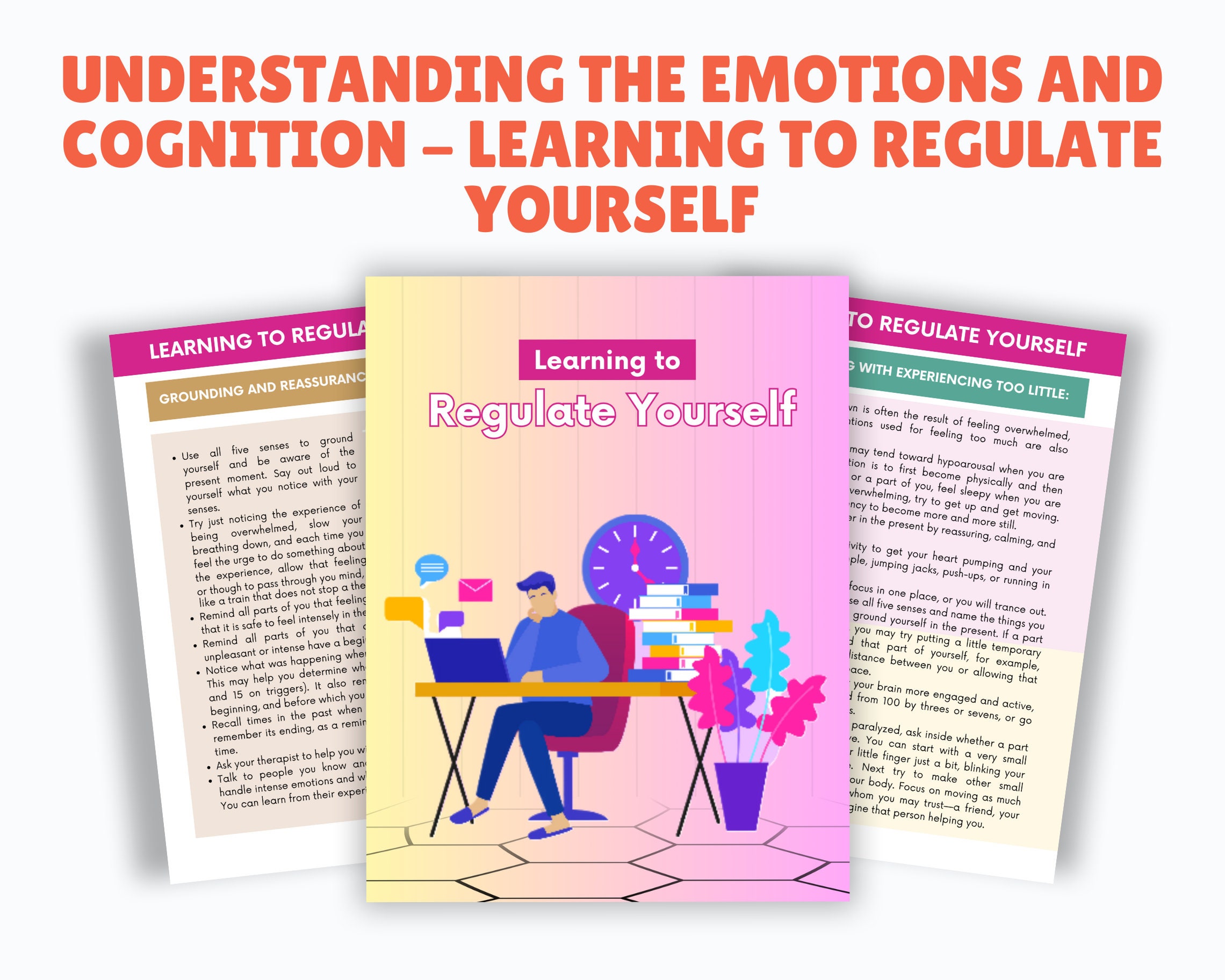 Understanding the Emotions Worksheets Sitting With Our Emotions