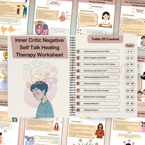 Inner Critic Worksheet.pdf Inner Critic, Self Esteem Worksheet, Self Help, Therapy Worksheets, 89 ...