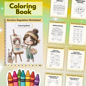 Emotional Regulation Workbook: Emotions worksheets, Emotions Management, 102+ Pages (Digital Download) image 5