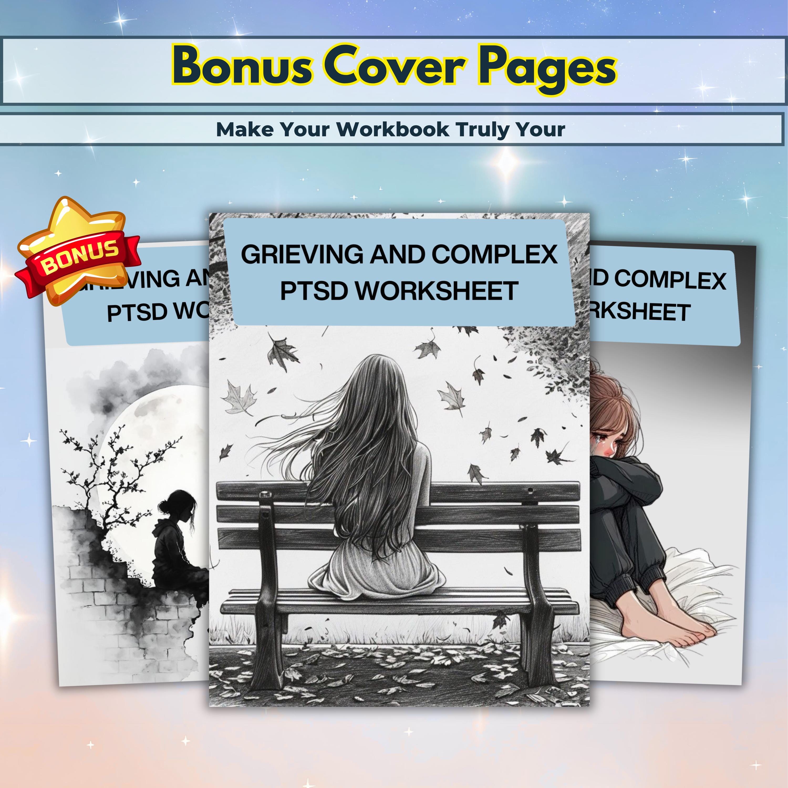 Complex Trauma Worksheets: PTSD, Stress Response, and Trauma Iceberg ...