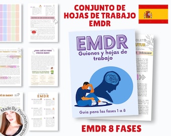 Guiones EMDR e hojas de trabajo EMDR! Strumenti EMDR, Ricorsi Emdr per le fasi 1 - 8, Guide Emdr, Terapia del trauma, Consulenza