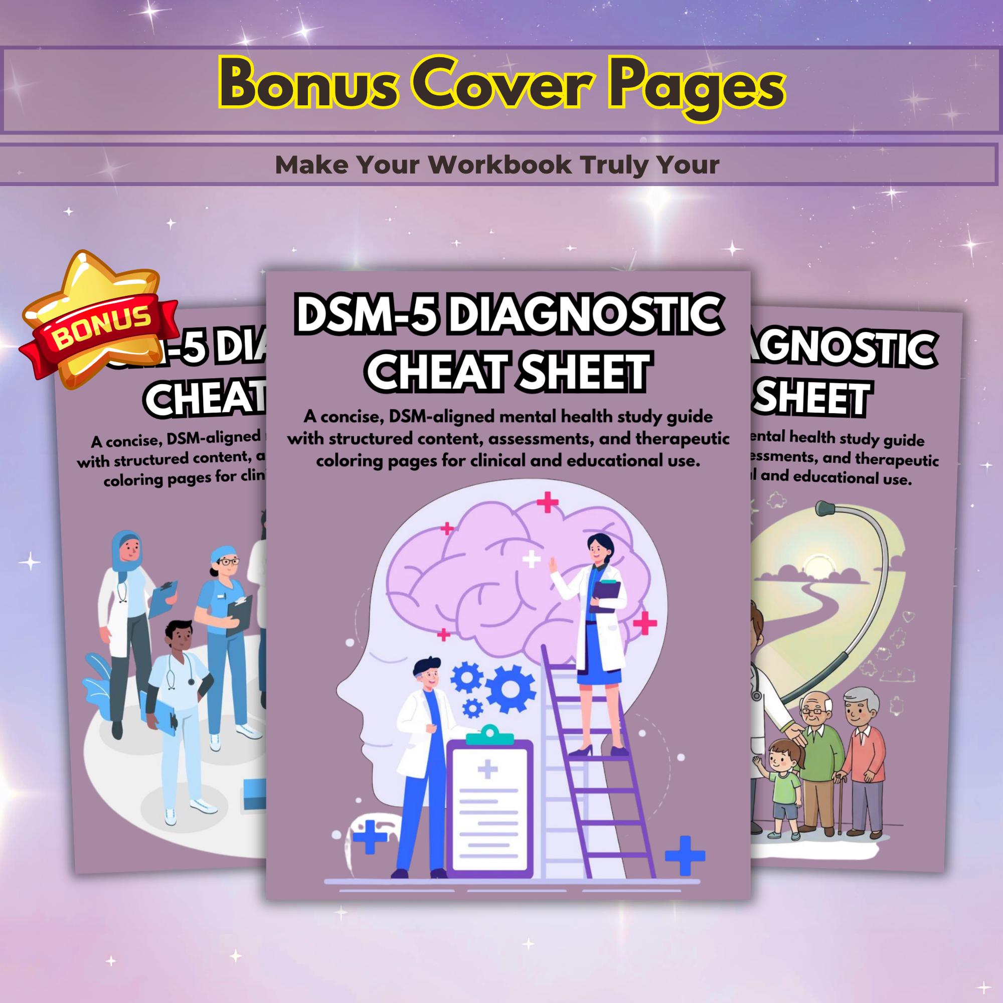DSM-5 Diagnostic Cheat Sheet Bundle, Mental Disorder Diagnosis Criteria ...
