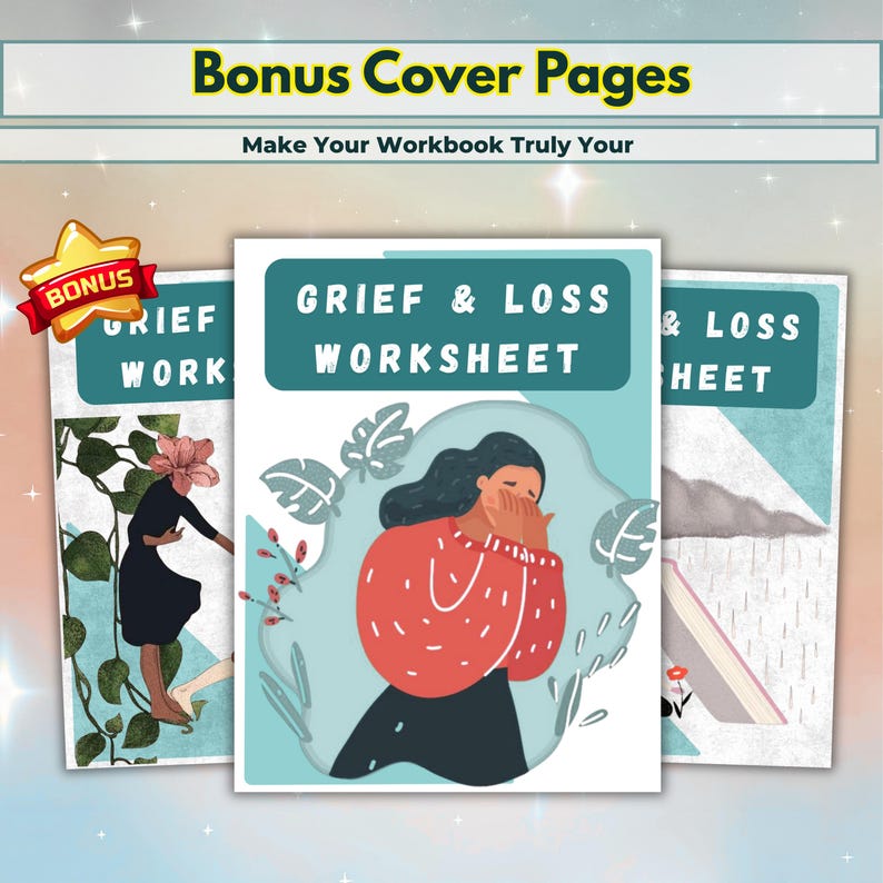 Grief Therapy Workbook for Teens, Kids and Adults, Coping Skills for ...